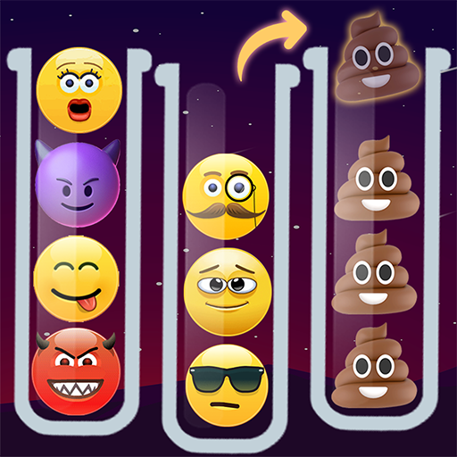 Emoji Sort Puzzle Game