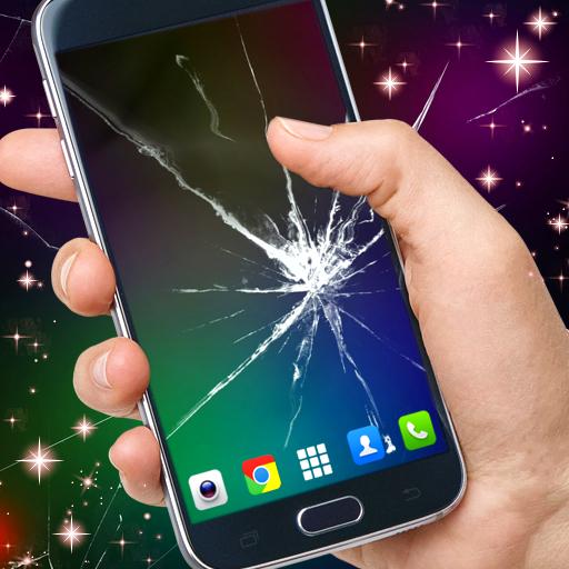 Cracked Screen Prank Animated Wallpaper