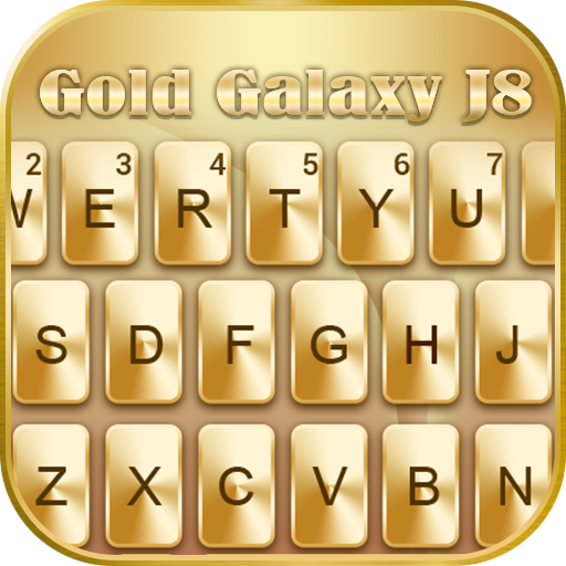 Gold Galaxy S7 J8 klavye Temas
