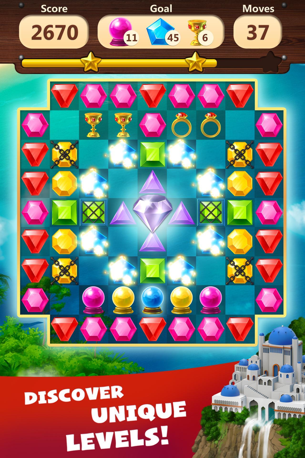 Download Jewels Planet - Match 3 Puzzle android on PC