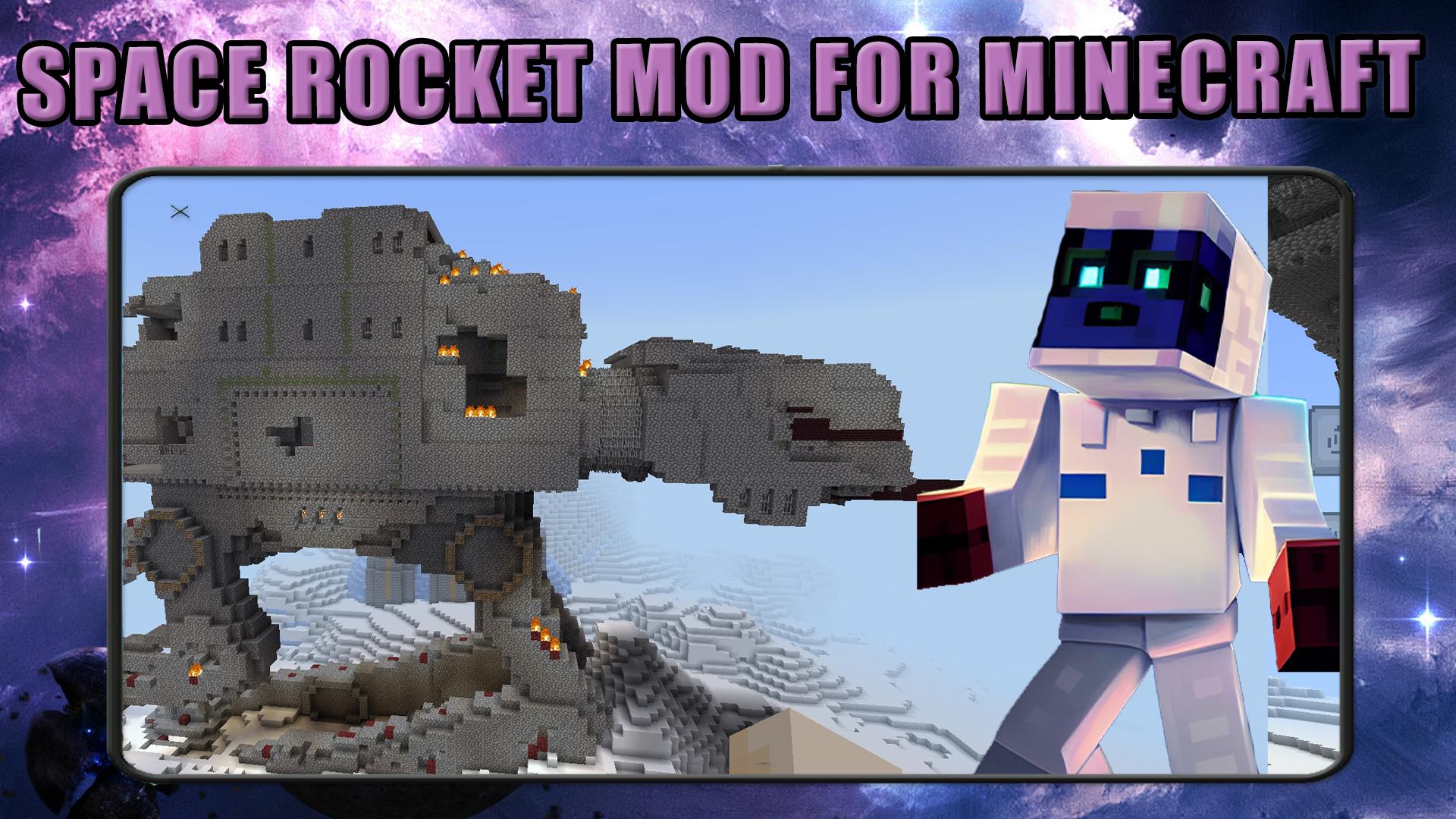 Rocket Moon Mod Minecraft