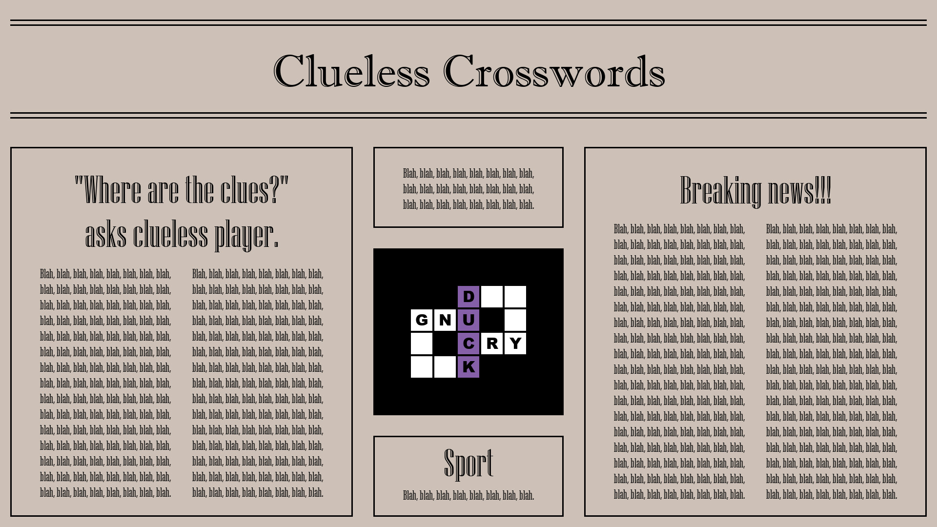 Download Clueless Crosswords Free and Play on PC