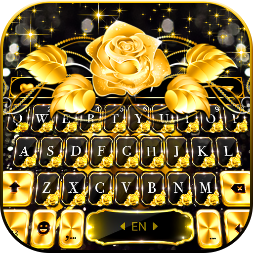 Gold Rose Lux 主題鍵盤