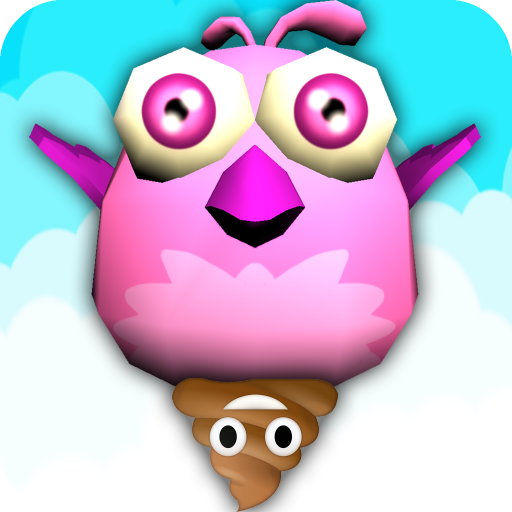 Poopy Bird: Poop and Run