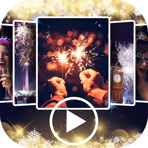 New Year Video Maker - Slideshow With Music