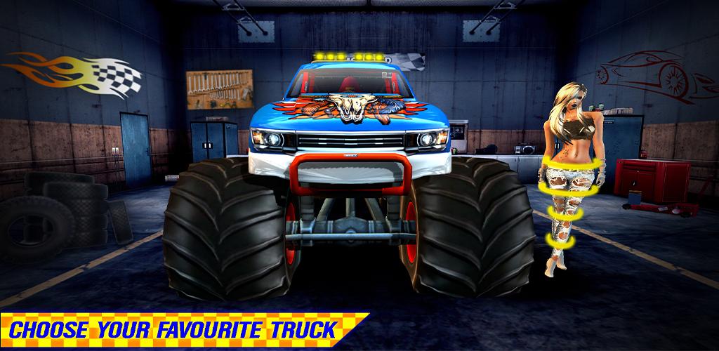 Monster Truck Race Arena - Click Jogos