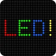 Blinking LED banner