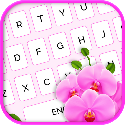 Pink Flower Keyboard