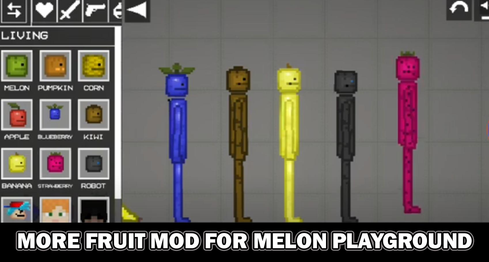 Fruits Mod Melon Playground in 2023