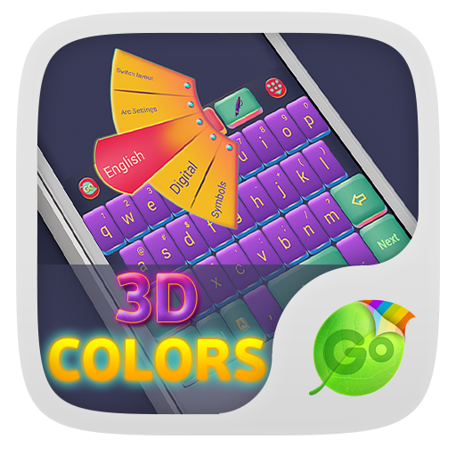 3D Colors GO Keyboard Theme