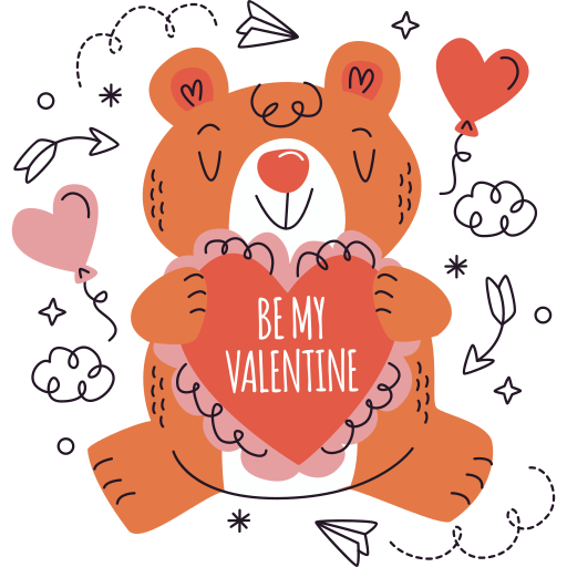 Valentine Stickers Wasticker