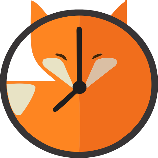 Fox Clock