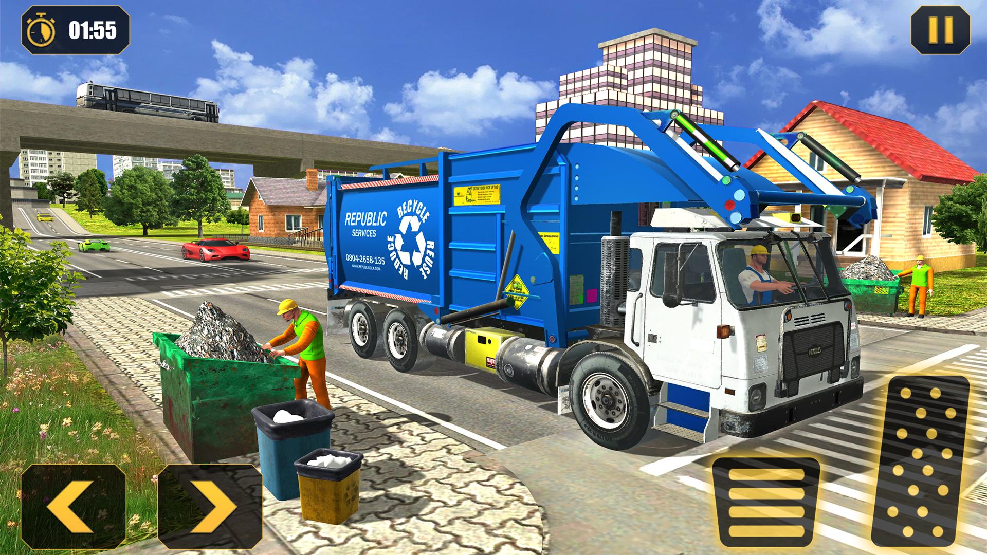 Download Trash Dump Truck Driver Game android on PC