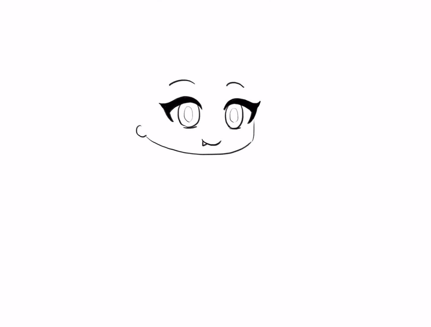 Chibi Neko Anime Face / pink eyes | Roblox Item - Rolimon's