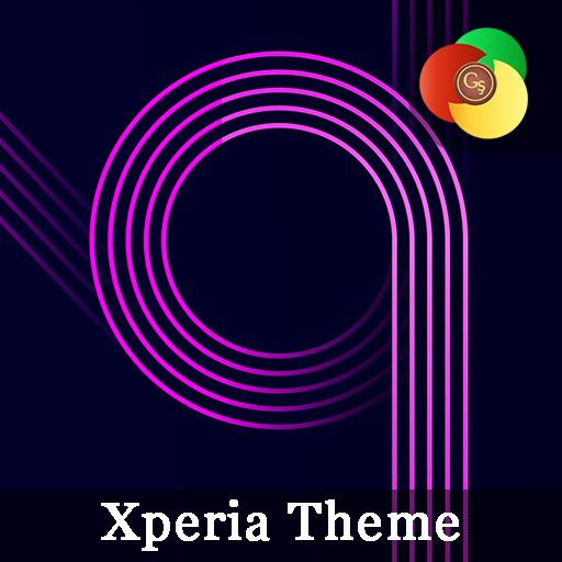 electric purple | Xperia™Theme