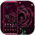Giltter Rose Launcher Theme