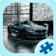 Jigsaw puzzle BMW i8 spyde car
