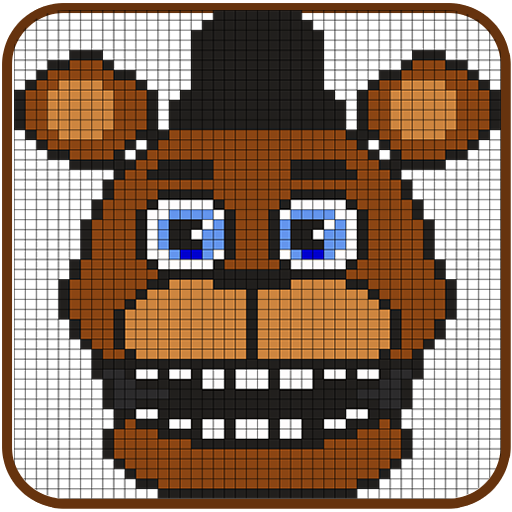 Pixel Art Game - FNAF Color by Number