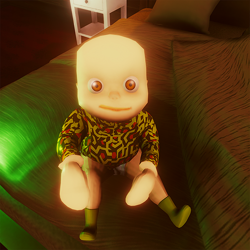 The Baby in Dark Yellow Room: Scary Baby Horror