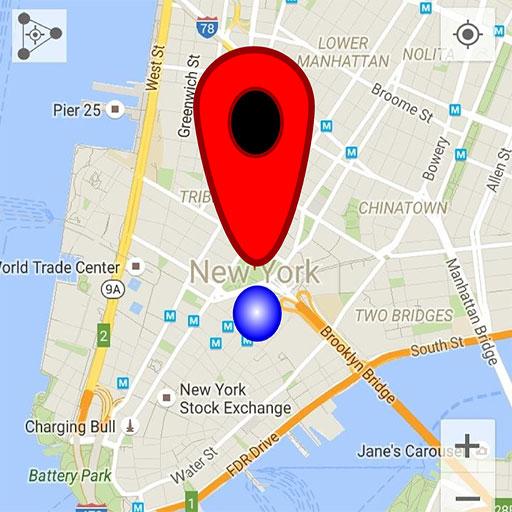 Location maps gps navigation