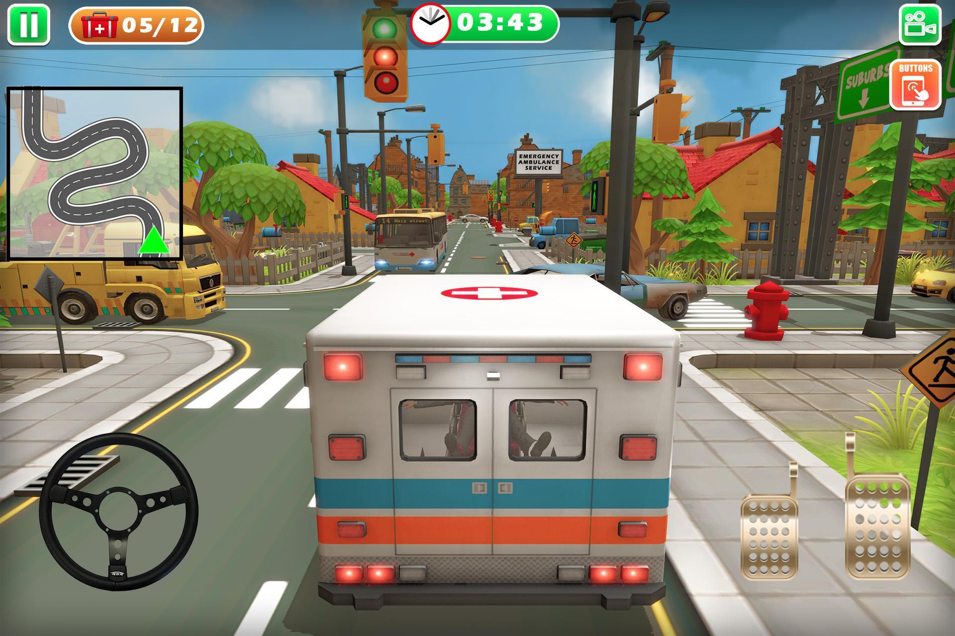 Скачать Emergency Ambulance Rescue 911 на ПК | Официальный представитель  GameLoop