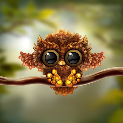 Autumn Little Owl Wallpaper