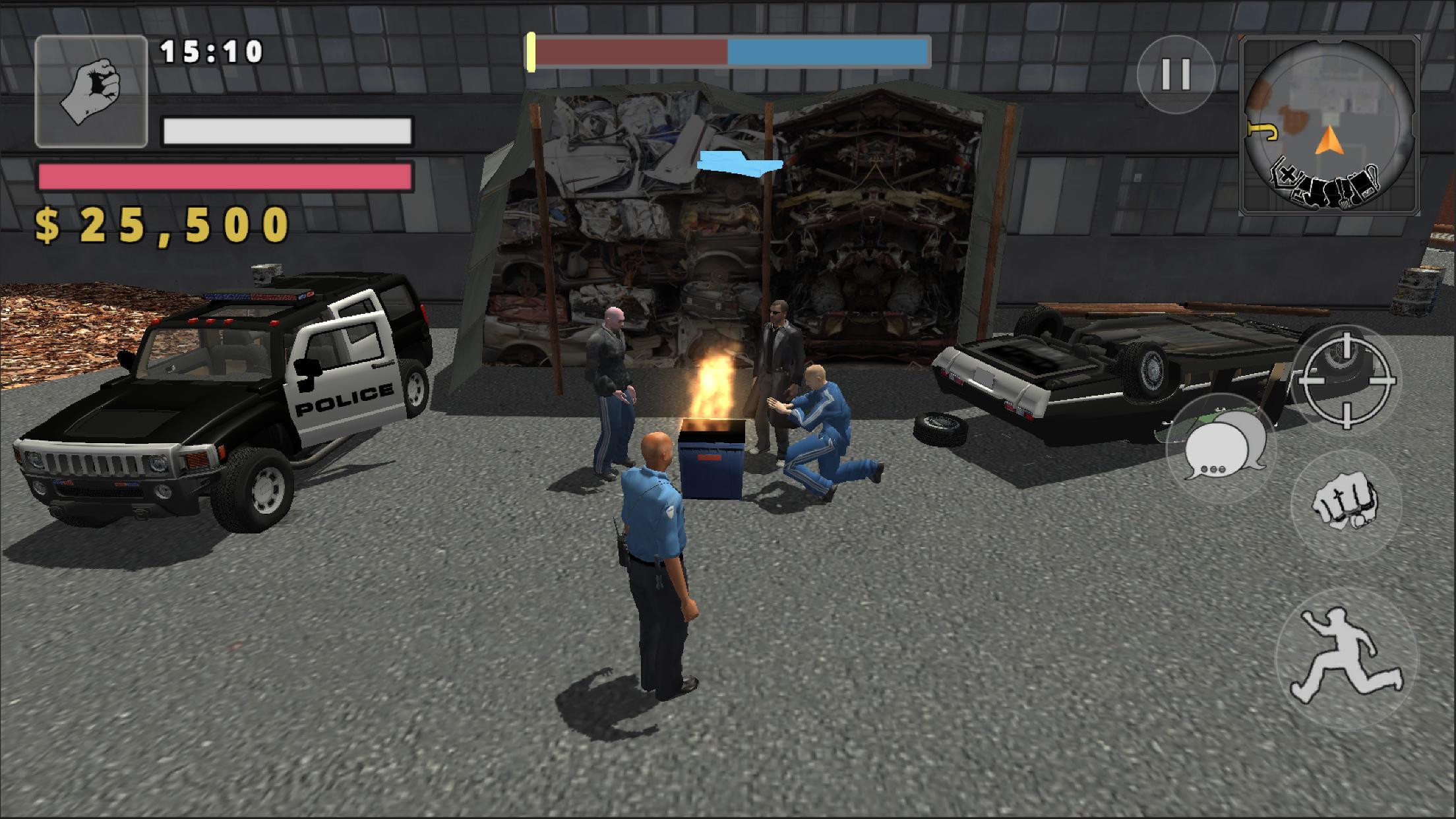 Download Police Cop Simulator. Gang War android on PC