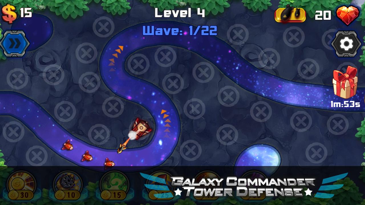 Скачать Galaxy Commander Tower defense на ПК | Официальный представитель  GameLoop