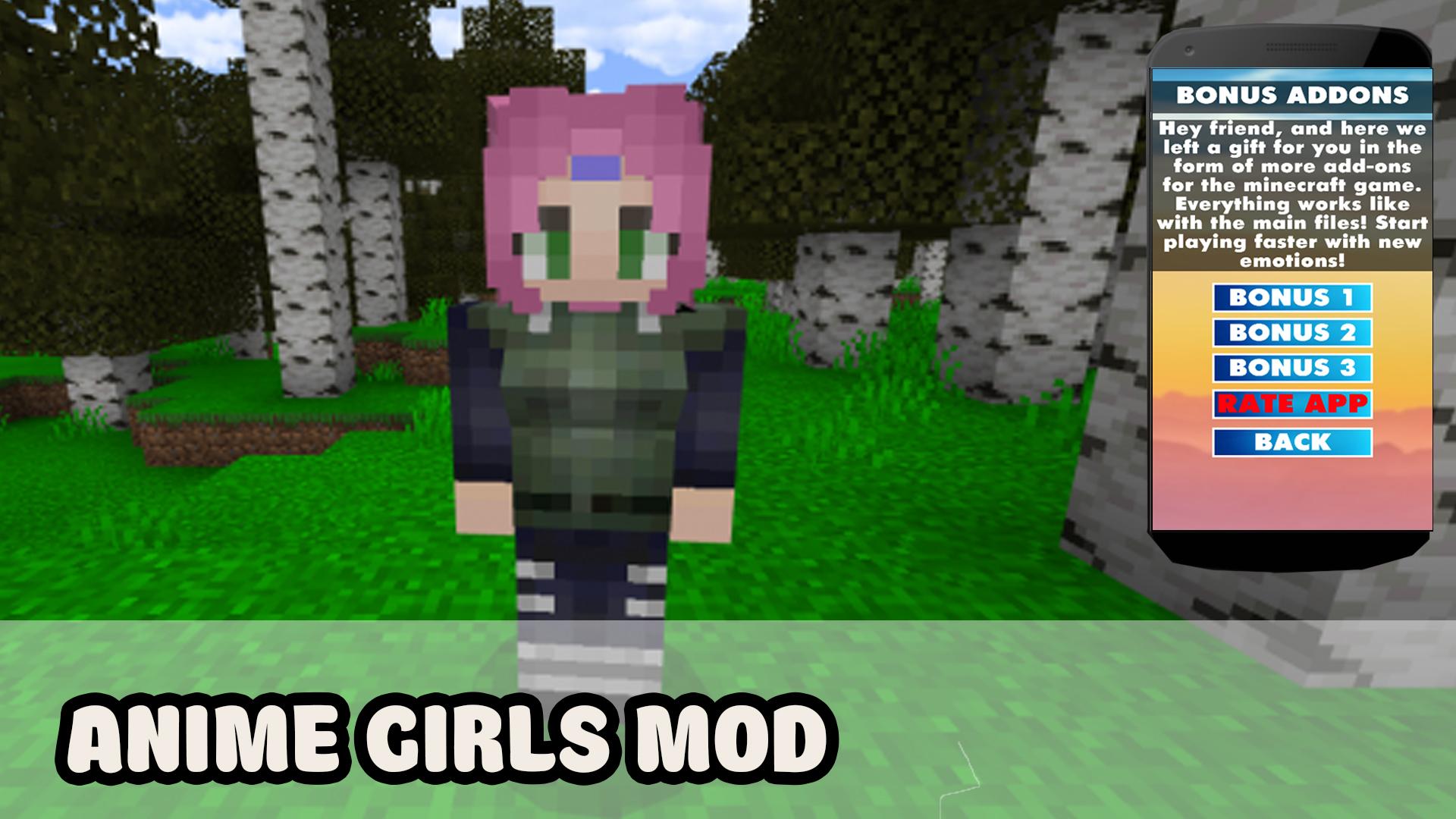 Download Anime Girls Mod For MCPE android on PC