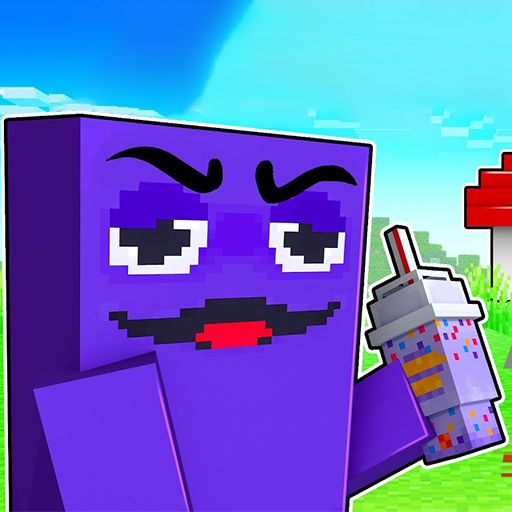 Grimace Shake minecraft pe mod