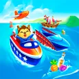 Boat and ship game for babies