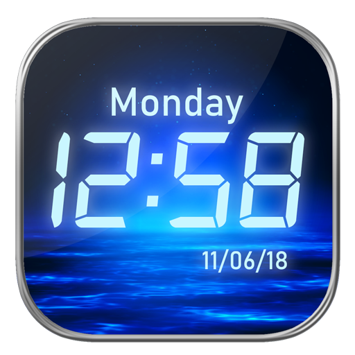 Digital Clock Live Wallpaper HD