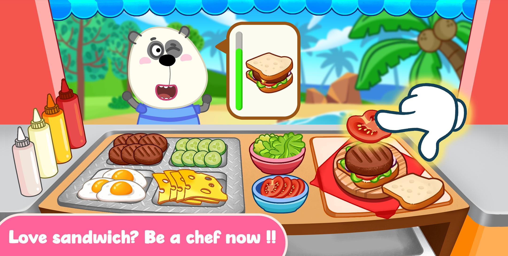 Скачать Wolfoo Cooking Game - Sandwich на ПК | Официальный представитель  GameLoop