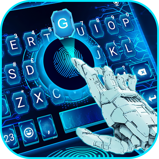 Tech Fingerprint Klavye Arkapl