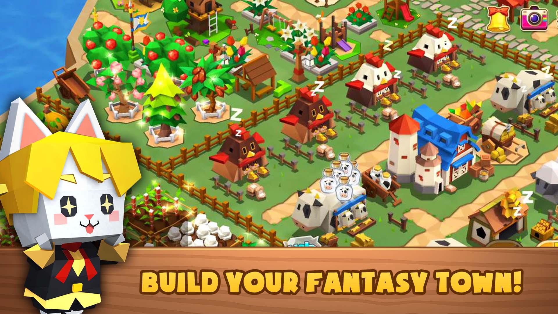 Скачать Fantasy Town: Fun Farming Game на ПК | Официальный представитель  GameLoop