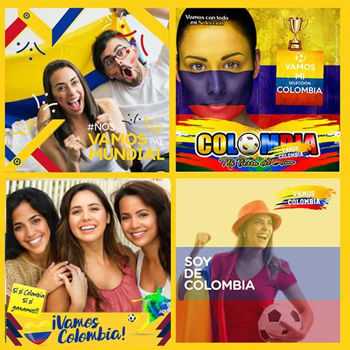 Colombia Flag Photo Editor