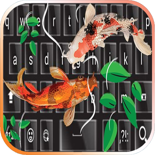 clavier Dessin de poisson koi