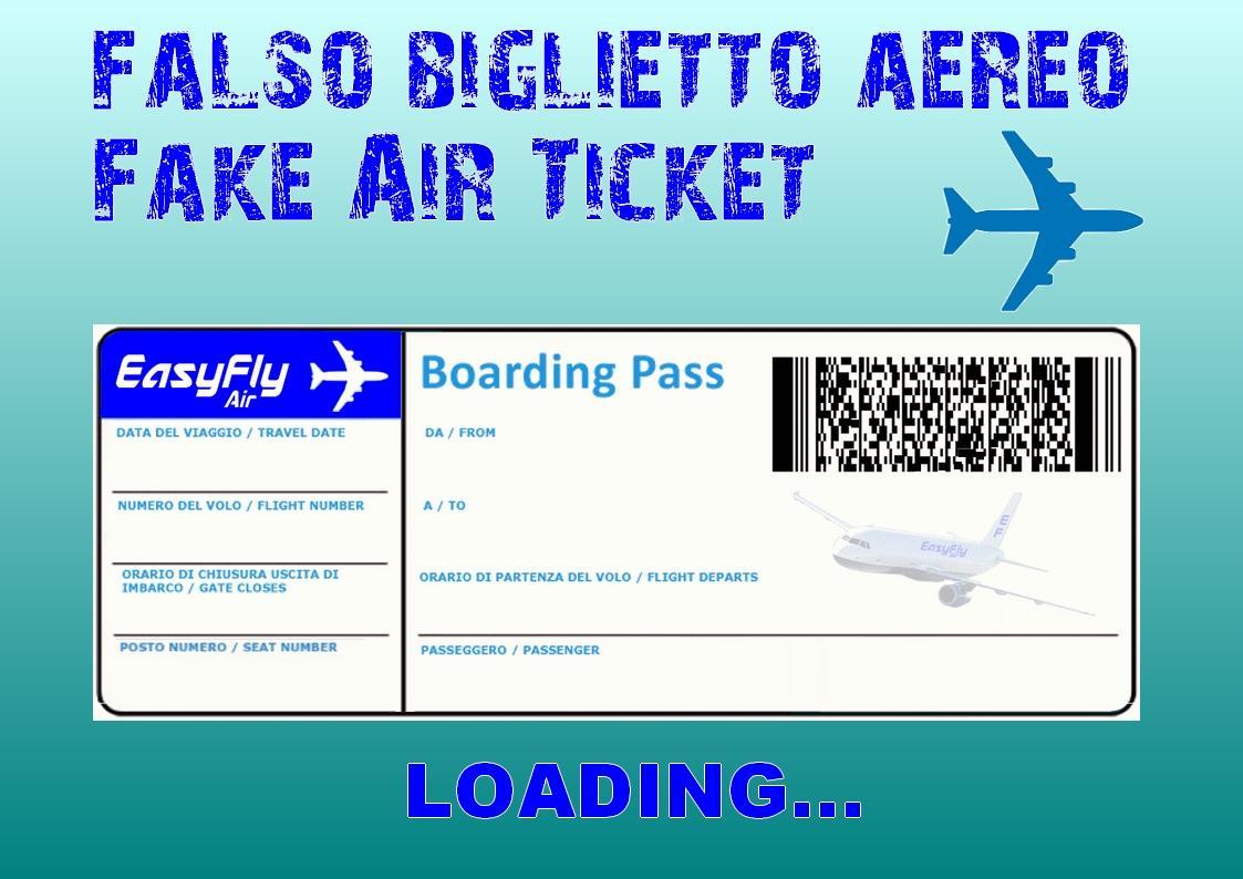 BIGLIETTO AEREO