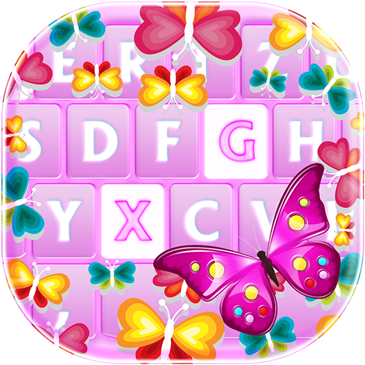 Color Butterfly Emoji Keyboard