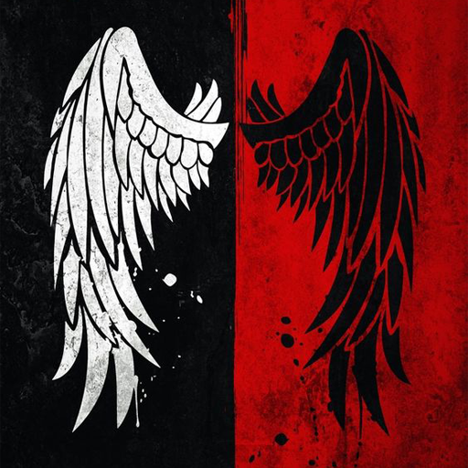 Siyah ve Kırmızı Duvar Kağıdı