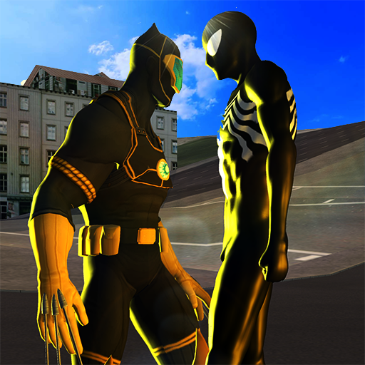 Venom Spider Superhero Vs Black Hero Panther Mafia