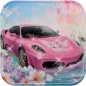 Theme Pink Lamborghini car