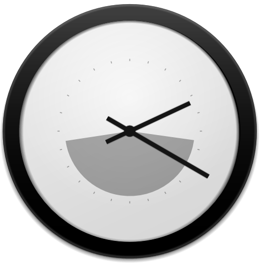 24h Analog Clock Widget