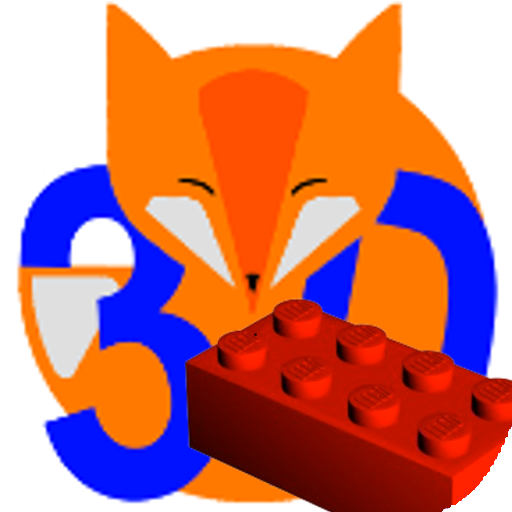 3D Fox Bricks