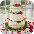 Tile Puzzle Wedding Cake