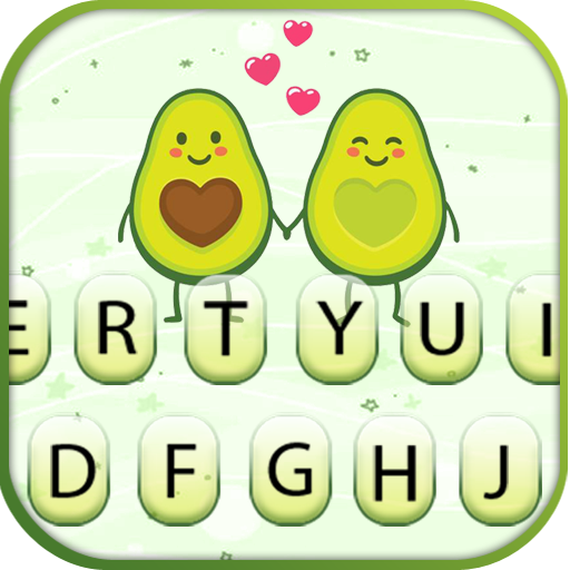 Avocado Love कीबोर्ड थीम