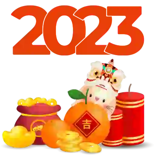 Chinese new year 2023 stickers