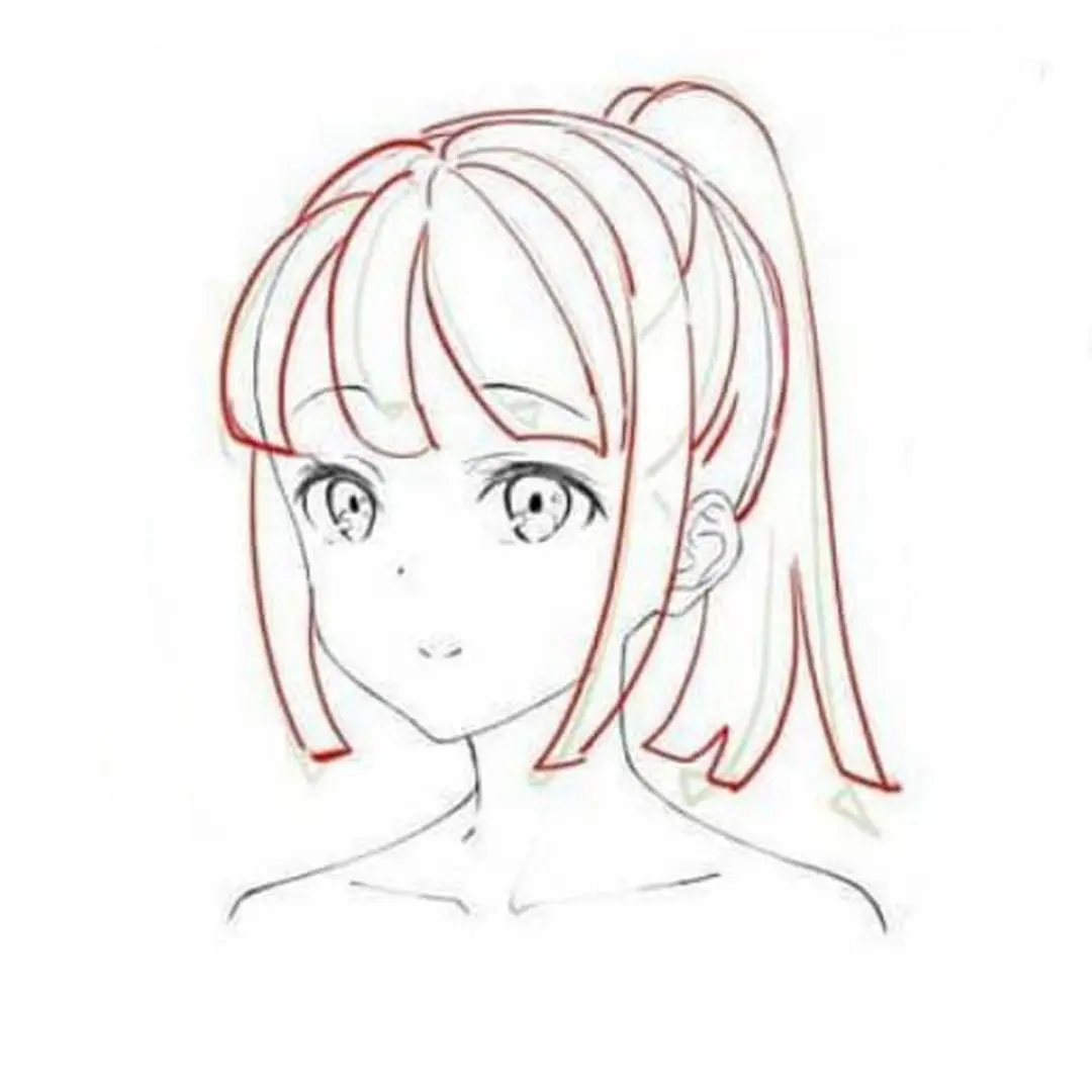 Download How to draw anime hair android on PC