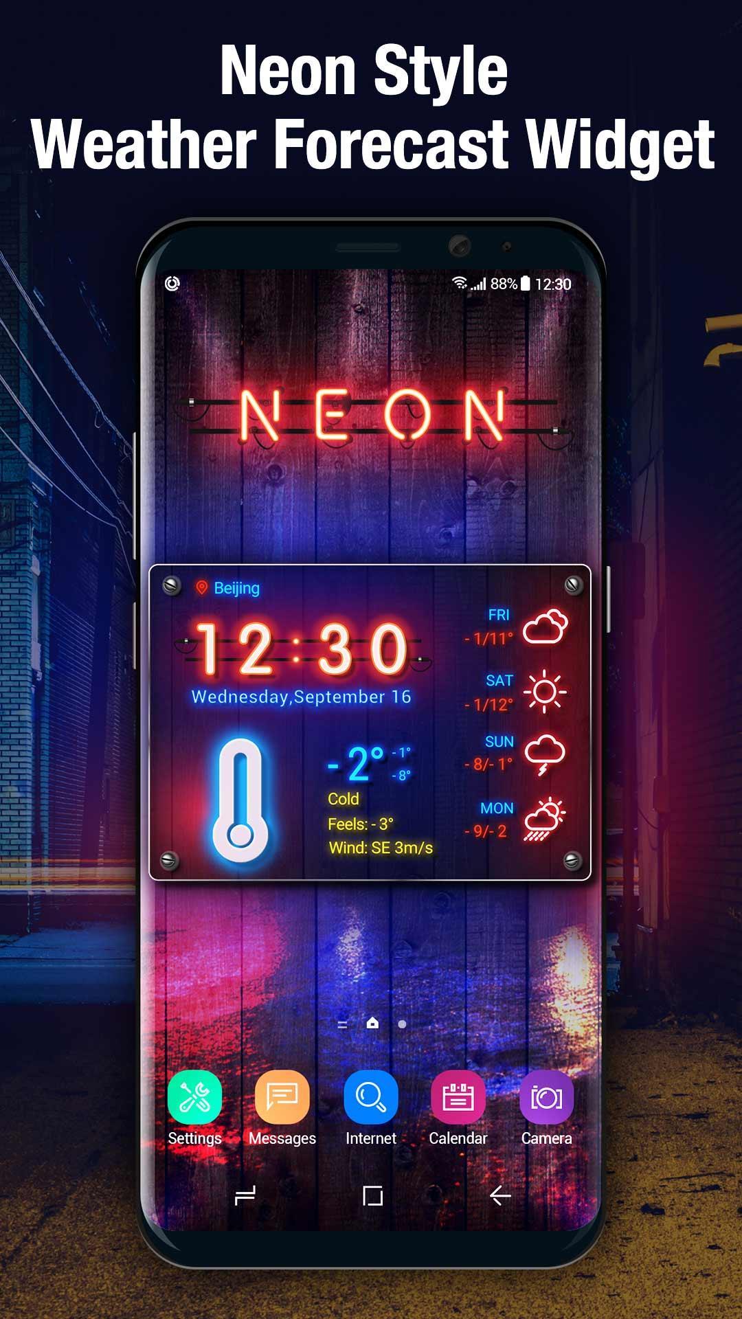 Download weather on home screen android on PC