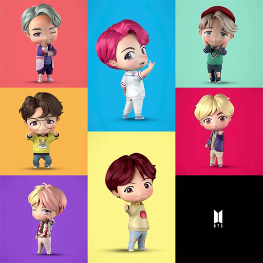 TinyTan BTS Wallpaper 5K HD